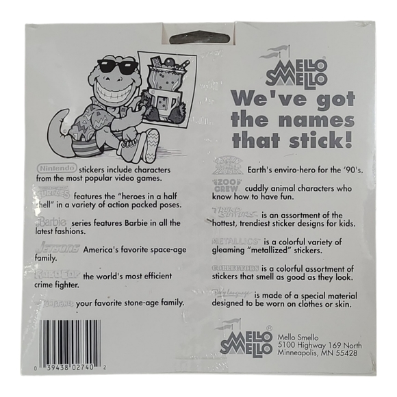 Vintage Barbie Really Big Meilo Smeilo Set of 5 Stickers - Picture 9 of 9